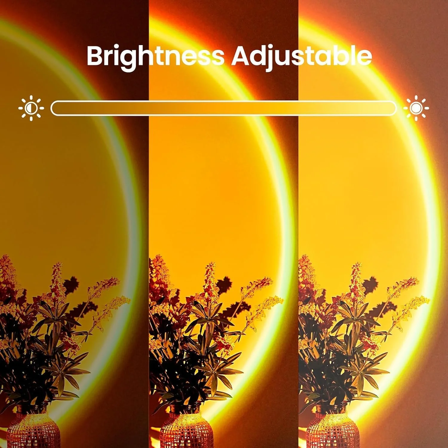 چراغ غروب کانگتایکسین - چراغ غروب RGB - پروژکتور LED با پورت USB و کنترل از طریق اپلیکیشن با قابلیت چرخش 360 درجه، نورپردازی رمانتیک، مناسب برای عکاسی، سلفی، دکوراسیون اتاق نشیمن چراغ غروب کانگتایکسین - چراغ غروب RGB - پروژکتور LED با پورت USB و کنترل از طریق اپلیکیشن با قابلیت چرخش 360 درجه، نورپردازی رمانتیک، مناسب برای عکاسی، سلفی، دکوراسیون اتاق نشیمن