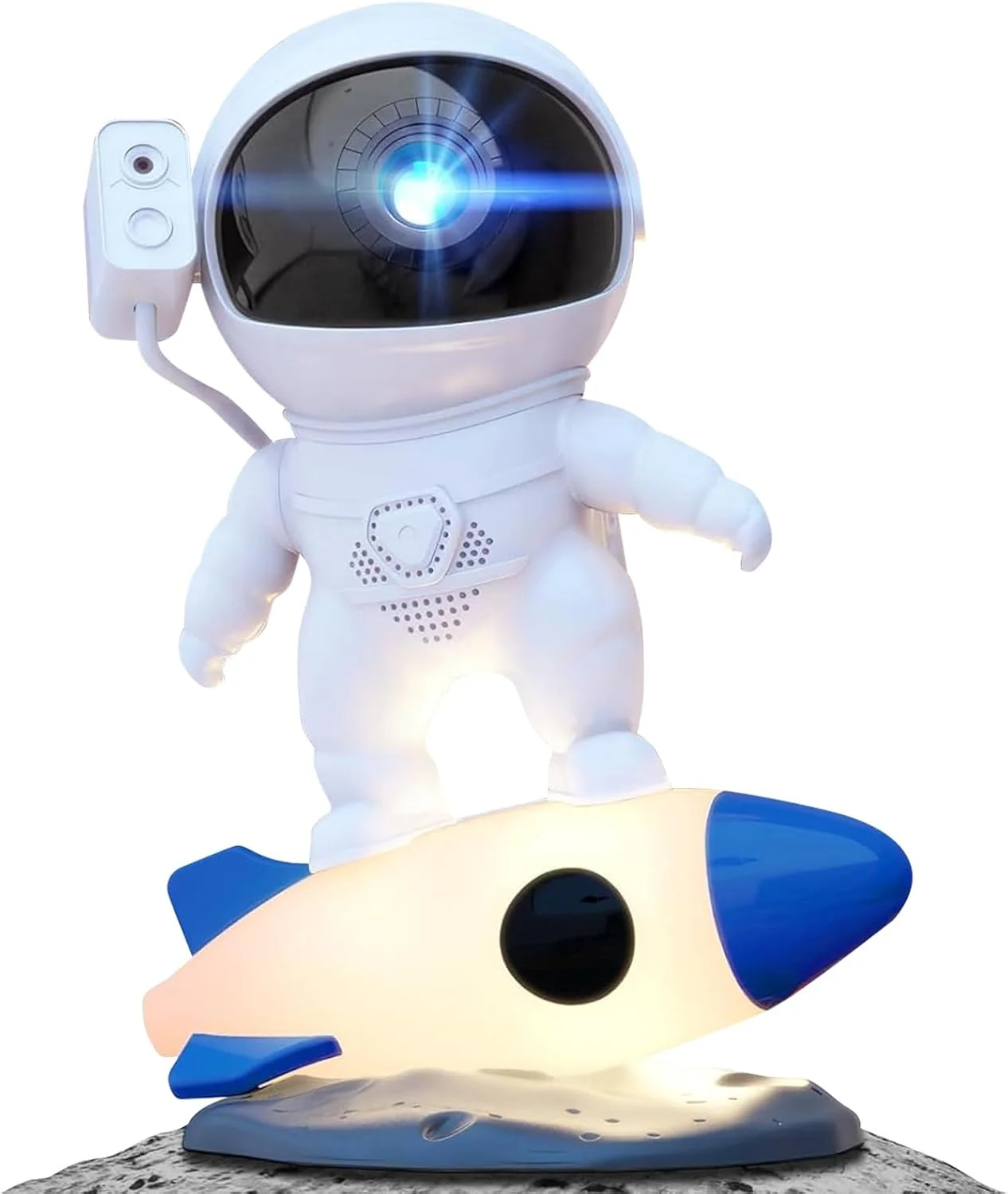 پروژکتور فضانورد Homarket - چراغ شب کهکشانی پروژکتور ستاره ای، برای اتاق خواب، دارای 13 دیسک فیلم قابل تعویض HD و لنز فوکوس قابل تنظیم، چراغ شب موشکی (پروژکتور آسمان پرستاره) پروژکتور فضانورد Homarket - چراغ شب کهکشانی پروژکتور ستاره ای، برای اتاق خواب، دارای 13 دیسک فیلم قابل تعویض HD و لنز فوکوس قابل تنظیم، چراغ شب موشکی (پروژکتور آسمان پرستاره)