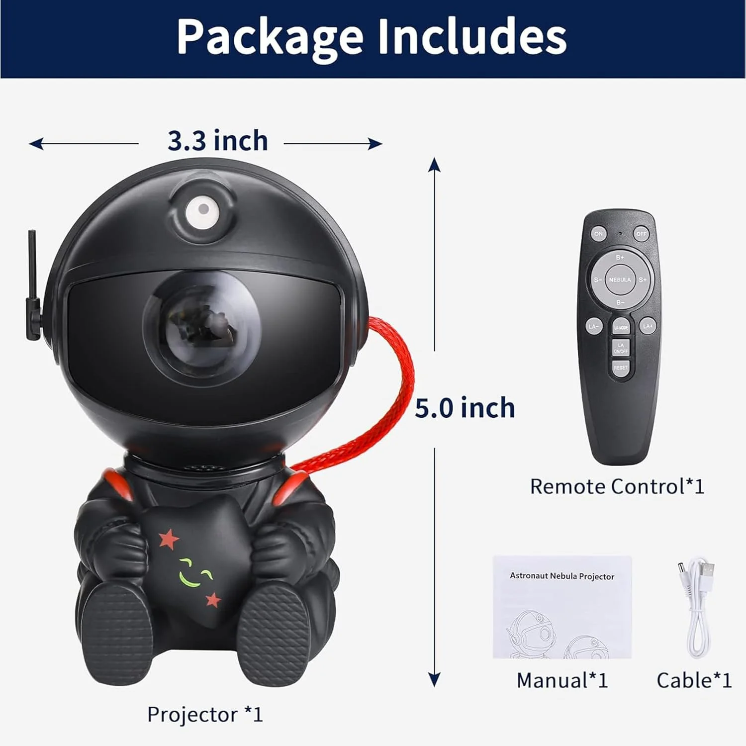 پروژکتور کهکشانی Joyzzz، پروژکتور ستاره ای با چرخش 360 درجه، پروژکتور فضانورد با کنترل از راه دور، 8 حالت نور ستاره، چراغ خواب پروژکتور فضایی برای کودکان، سقف، دکور اتاق، هدیه پروژکتور کهکشانی Joyzzz، پروژکتور ستاره ای با چرخش 360 درجه، پروژکتور فضانورد با کنترل از راه دور، 8 حالت نور ستاره، چراغ خواب پروژکتور فضایی برای کودکان، سقف، دکور اتاق، هدیه