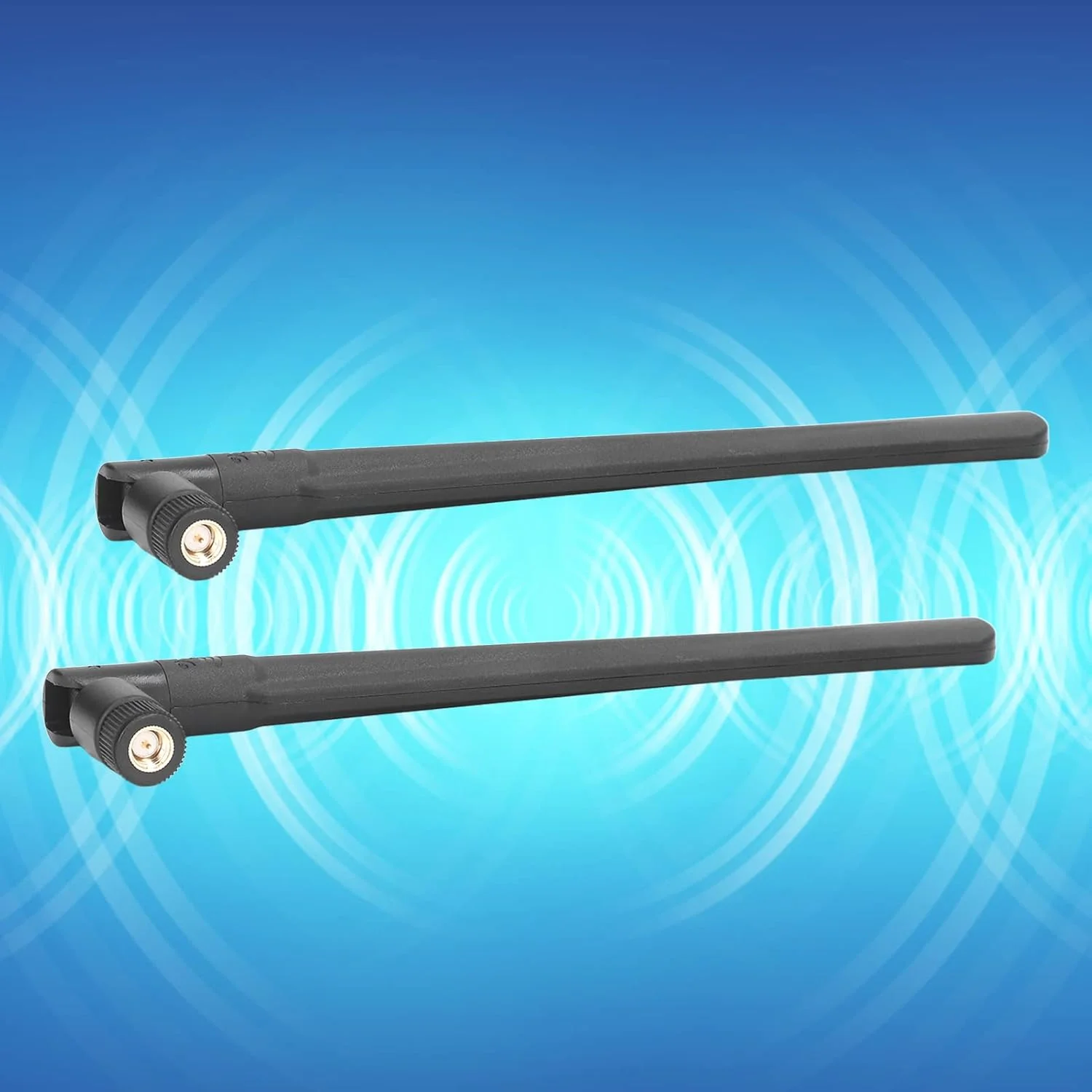 آنتن 5G 18DBI با بهره بالا، ضد آب، همه جهته، سر SMA نر برای استفاده در محیط داخلی و خارجی (دو عدد)