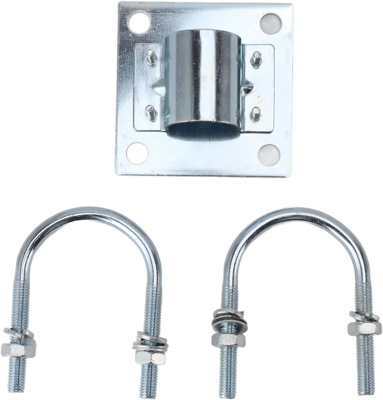 پایه دکل آنتن، پشتیبانی پایدار با قابلیت تنظیم انعطاف پذیر، آلیاژ آلومینیوم، براکت نصب دکل آنتن برای دیوار و سقف (A)