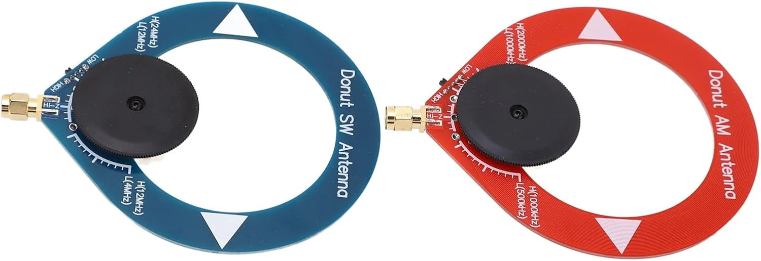 آنتن دونات AM MW SW، آنتن حلقه ای مینی قابل حمل برای رادیو موج کوتاه، طراحی مواد PCB ضد تداخل، ایده آل برای مسافرت و استفاده در فضای باز (2 عدد) آنتن دونات AM MW SW، آنتن حلقه ای مینی قابل حمل برای رادیو موج کوتاه، طراحی مواد PCB ضد تداخل، ایده آل برای مسافرت و استفاده در فضای باز (2 عدد)