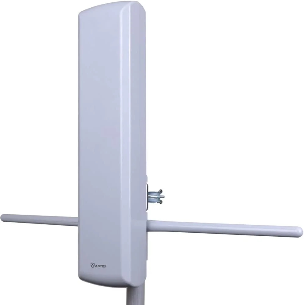آنتن HDTV بیرونی پنل تخت ANTOP Antenna Inc. AT-402BV PRO-LINE با میله های تقویت کننده VHF