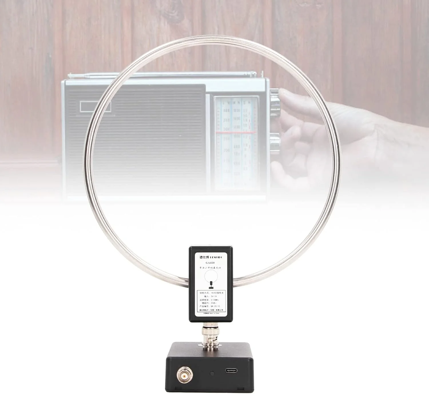 آنتن رادیویی موج کوتاه، آنتن تنظیم شده، آنتن موج کوتاه، آنتن استیل ضد زنگ برای دریافت داخلی 3-30 مگاهرتز