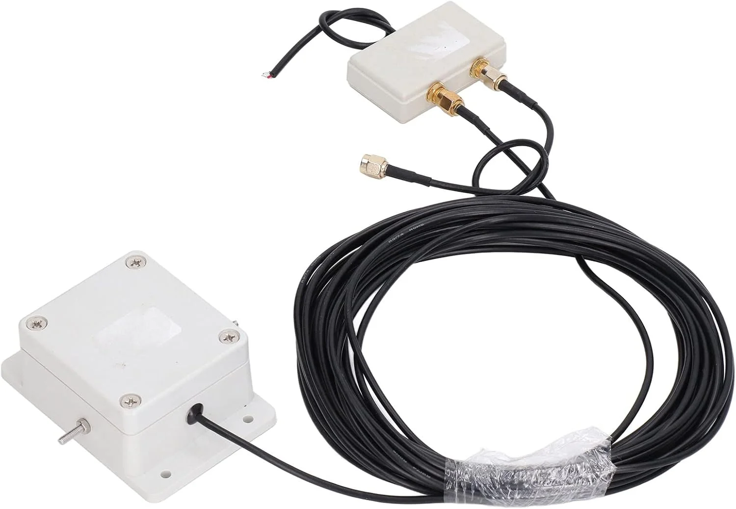 آنتن لوپ فعال گیرنده 0.5-30 مگاهرتز با منبع تغذیه USB 9-14 ولت مناسب فضای باز ABS استیل ضد زنگ برای بالکن و پشت بام