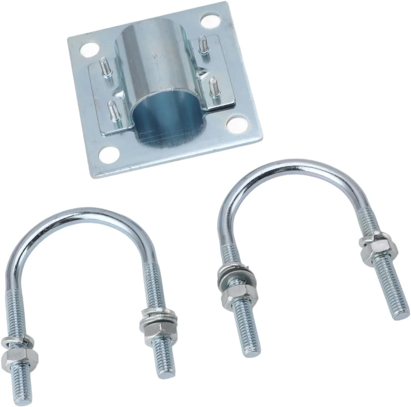 براکت آلیاژ آلومینیوم، پایه لوله آنتن، قابل نصب روی سقف و دیوار، مناسب برای استفاده در فضای باز، ایده آل برای خانه و پاسیو (نوع 1)