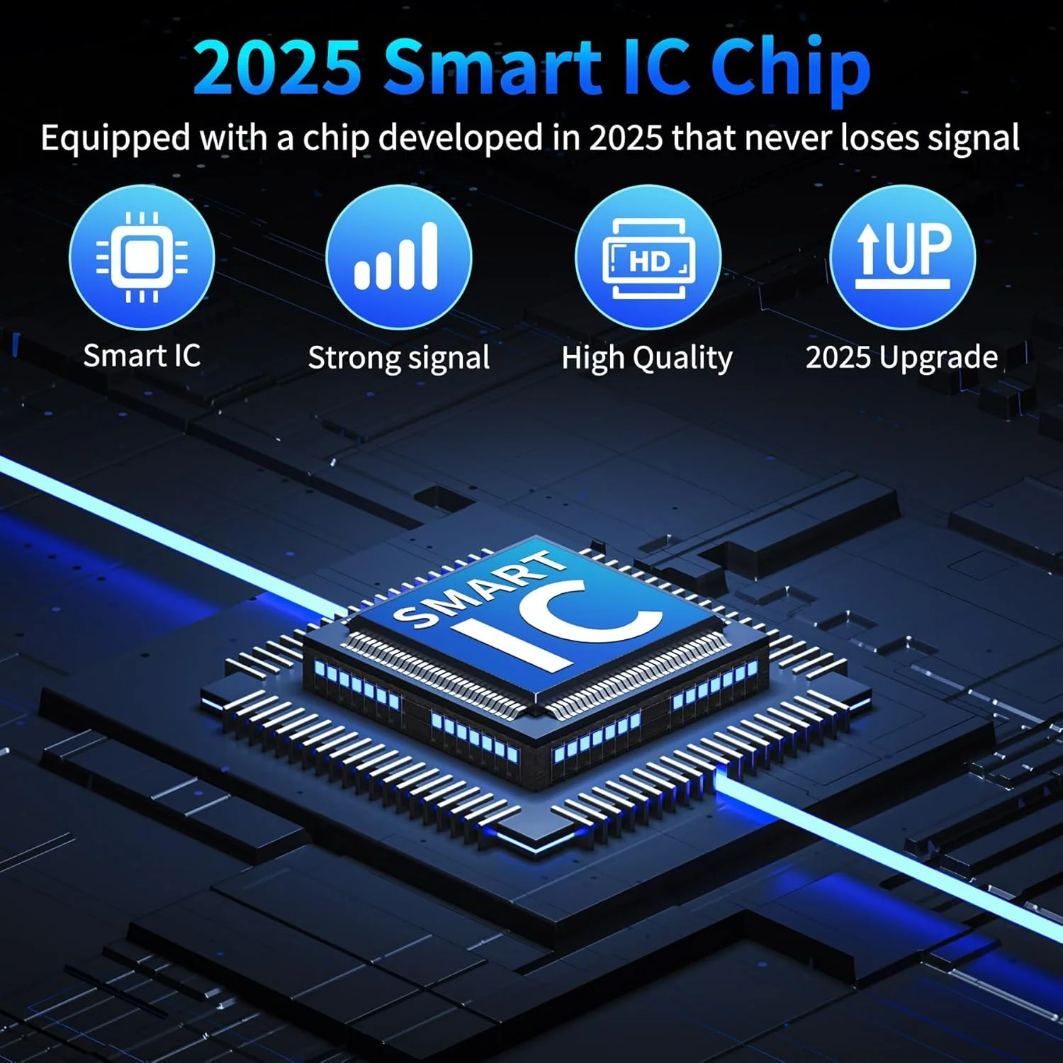 آنتن تلویزیون 2025 برای کانال های محلی، آنتن تلویزیون بیرونی با برد بلند 999+ مایل، آنتن تلویزیون داخلی/بیرونی برای تلویزیون هوشمند با کابل 16.5 فوتی، آنتن HD با پشتیبانی از 4K 8K 1080p
