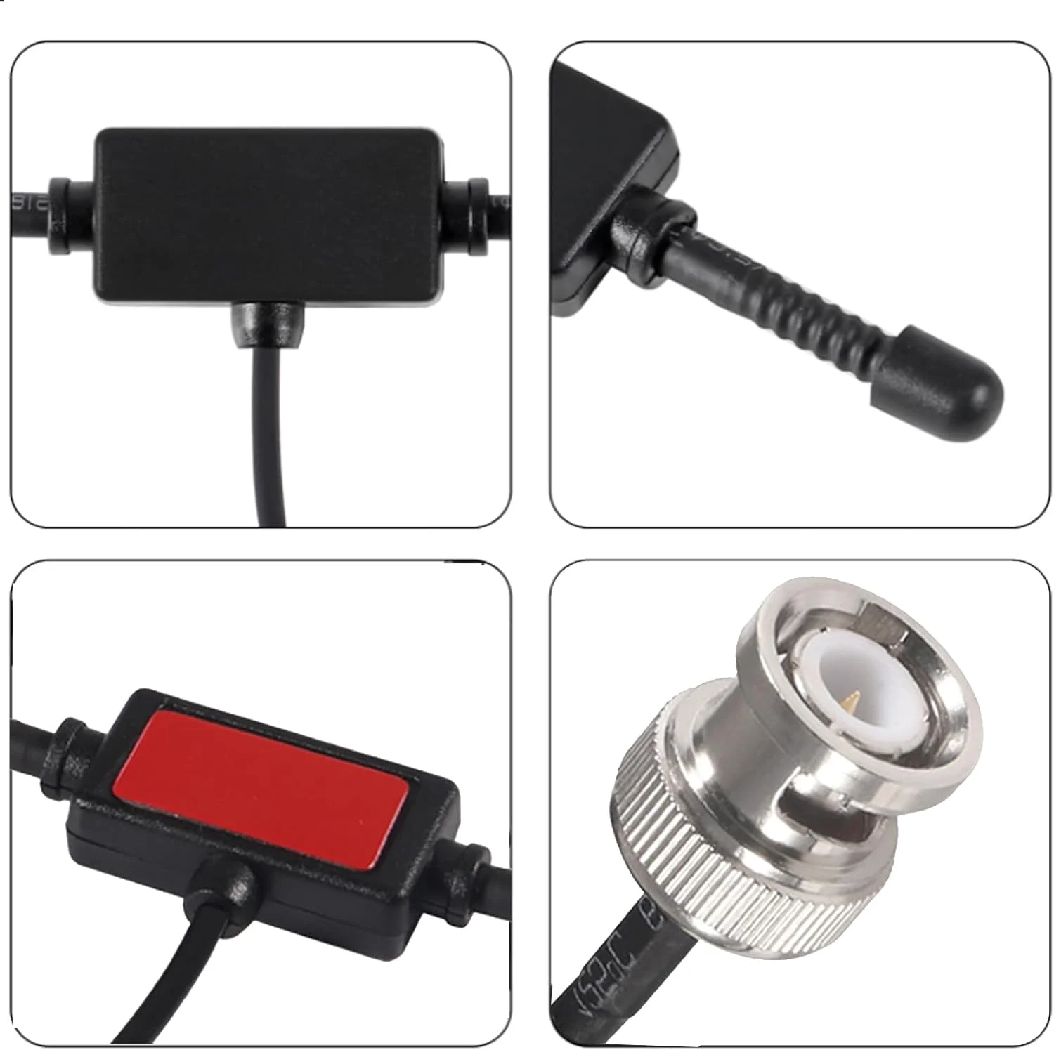 آنتن اسکنر رادیویی پلیس AEDIKO، آنتن اسکنر موبایل رادیویی چسبی برای خودرو و کامیون، آنتن BNC نر VHF UHF 20-1300MHz