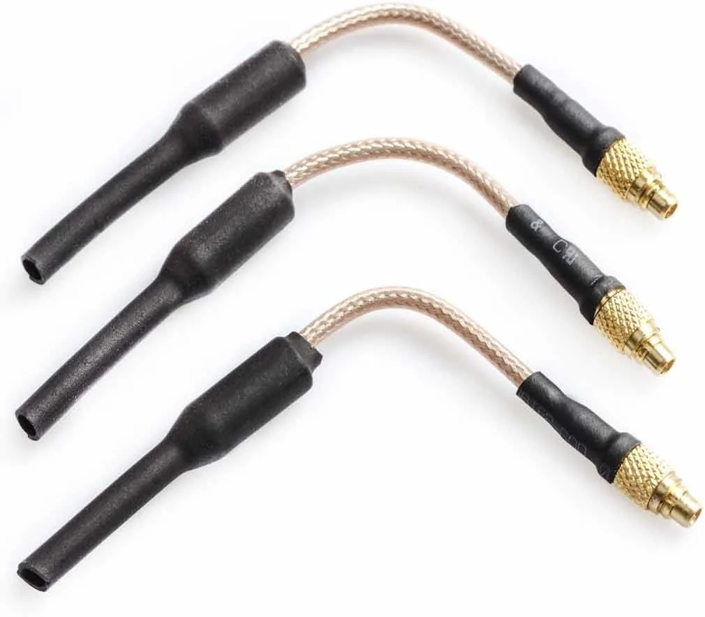 آنتن دایپل برنجی FPV با کانکتور MMCX، فرکانس 5.8GHz و بهره 2.15dBI، بسته 3 عددی