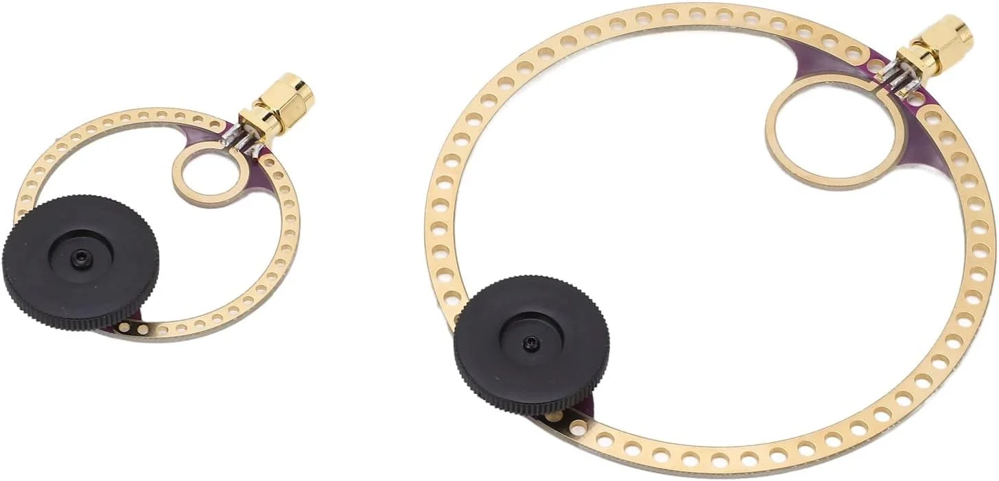 آنتن حلقه ای کوچک UV UHF VHF FM 400M‑470MHz گیرنده فعال موج کوتاه HFDY Malahiteam DSP2 قابل حمل و بادوام برای مسافرت و فضای باز