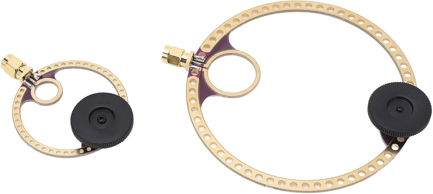 آنتن حلقه ای کوچک UV UHF VHF FM 400M‑470MHz گیرنده فعال موج کوتاه HFDY Malahiteam DSP2 قابل حمل و بادوام برای مسافرت و فضای باز