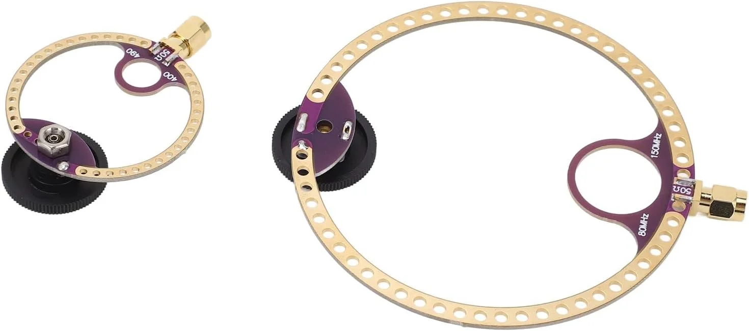 آنتن حلقه ای کوچک UV UHF VHF FM 400M‑470MHz گیرنده فعال موج کوتاه HFDY Malahiteam DSP2 قابل حمل و بادوام برای مسافرت و فضای باز