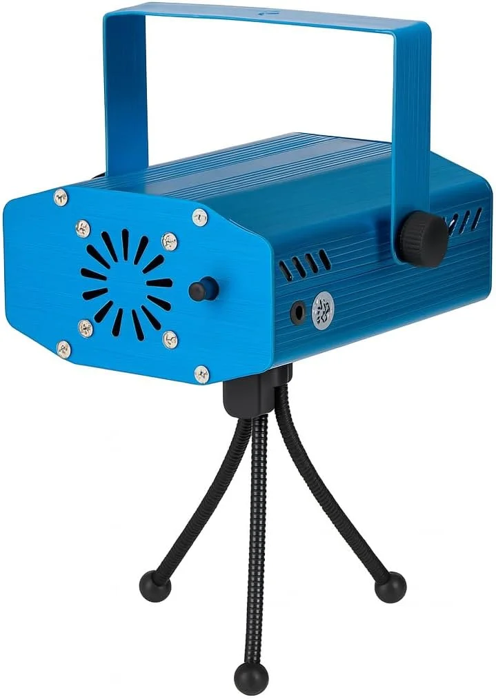 پروژکتور لیزری LED مینی FITTO - نور تزئینی دیسکو برای مهمانی ها، فعال شونده با صدا، نور صحنه چند رنگ برای تولد، دیوالی، نوراتری، عروسی و رویدادها پروژکتور لیزری LED مینی FITTO - نور تزئینی دیسکو برای مهمانی ها، فعال شونده با صدا، نور صحنه چند رنگ برای تولد، دیوالی، نوراتری، عروسی و رویدادها