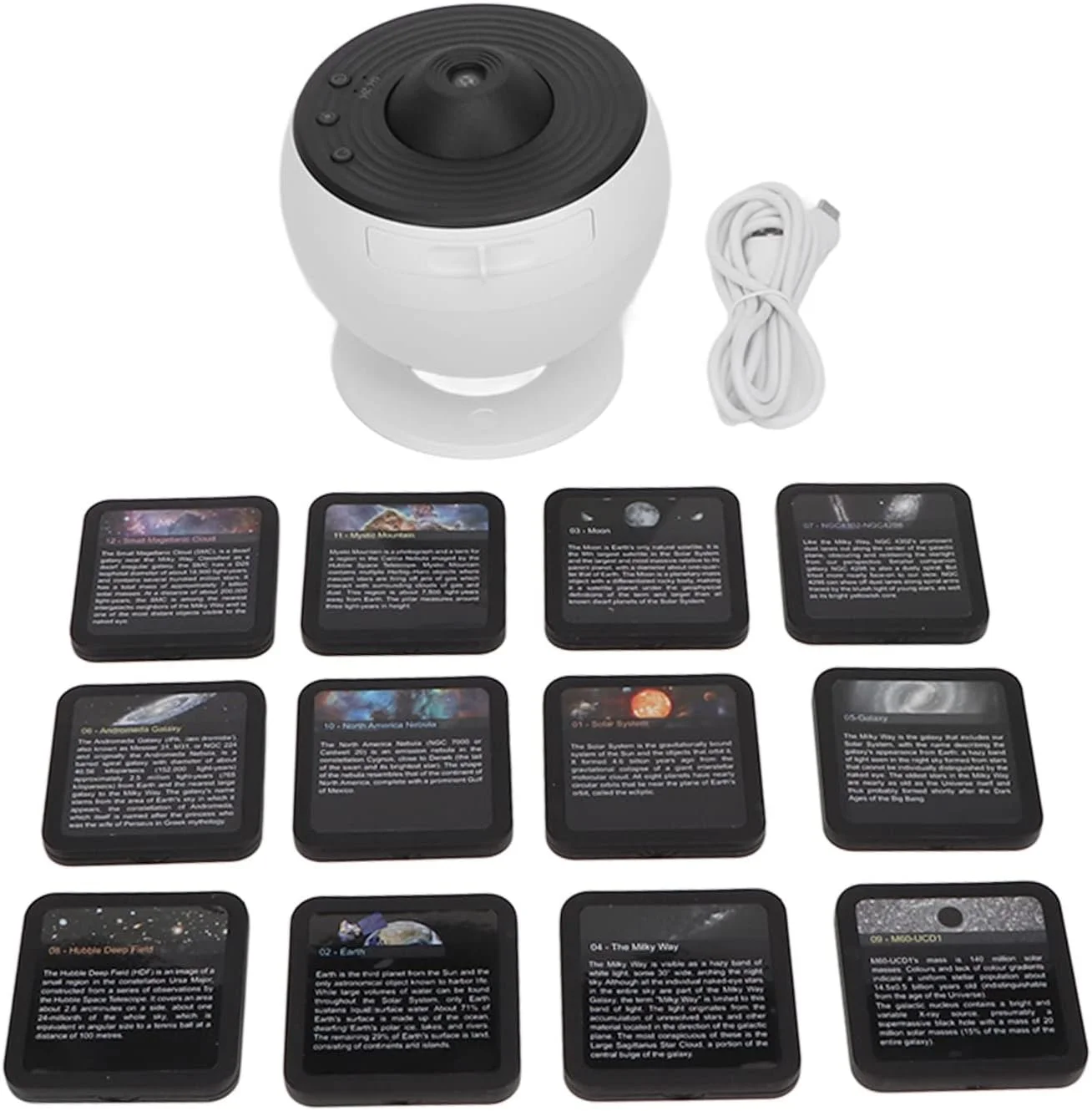 پروژکتور شب Dpofirs، پروژکتور فضایی HD با 12 تم، پروژکتور ستاره ای رمانتیک با قابلیت فوکوس، لامپ پروژکتور برای اتاق بازی، سینمای خانگی، اتاق خواب پروژکتور شب Dpofirs، پروژکتور فضایی HD با 12 تم، پروژکتور ستاره ای رمانتیک با قابلیت فوکوس، لامپ پروژکتور برای اتاق بازی، سینمای خانگی، اتاق خواب