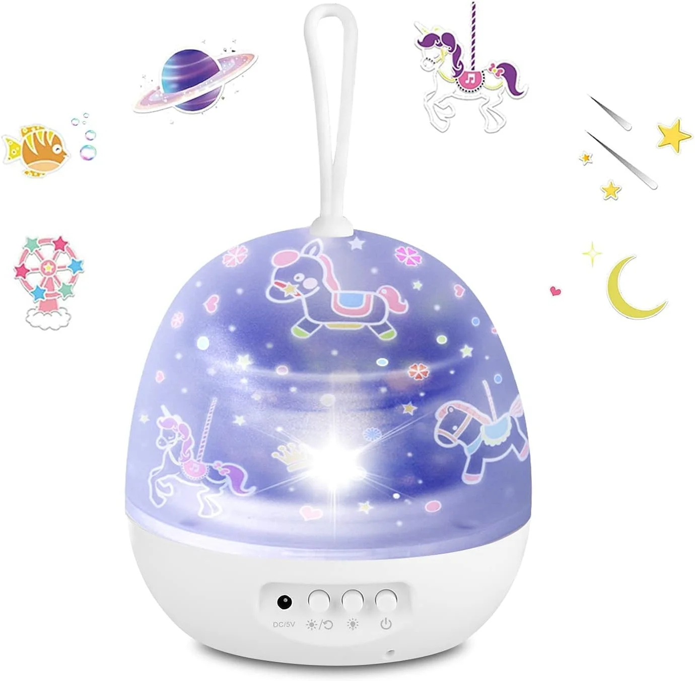 پروژکتور چراغ خواب Excefore، پروژکتور چرخشی بی صدا با نورهای ستاره ای، پروژکتور کهکشانی برای اتاق خواب کودک با 4 فیلم پروژکتوری 15 رنگ، سفید پروژکتور چراغ خواب Excefore، پروژکتور چرخشی بی صدا با نورهای ستاره ای، پروژکتور کهکشانی برای اتاق خواب کودک با 4 فیلم پروژکتوری 15 رنگ، سفید