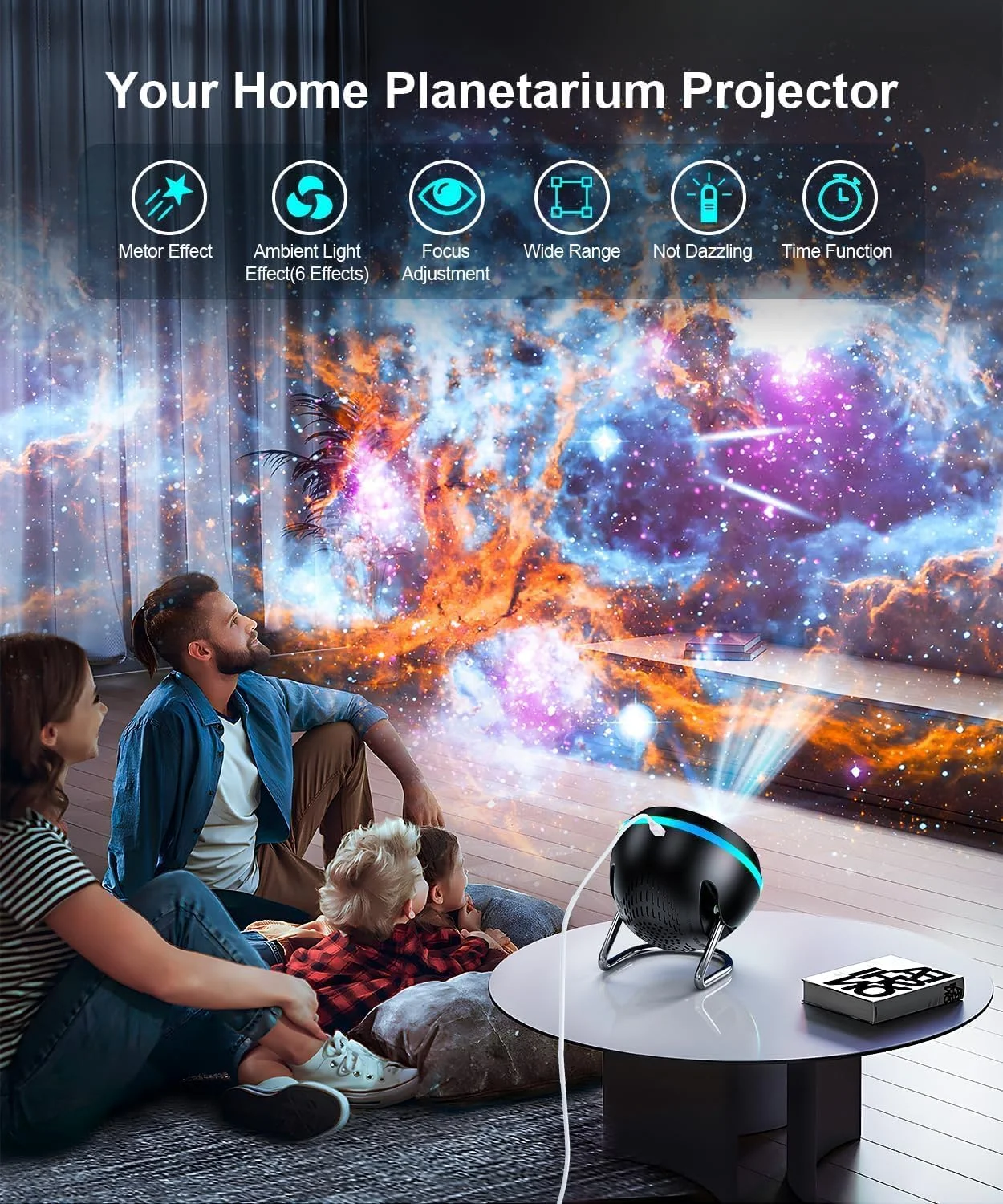 پروژکتور کهکشانی برای اتاق خواب، پروژکتور ستاره ای 12 در 1، نور شب سحابی HD، پروژکتور آسمان نما با تایمر، لامپ کهکشانی فضایی LED برای بزرگسالان، کودکان و خردسالان پروژکتور کهکشانی برای اتاق خواب، پروژکتور ستاره ای 12 در 1، نور شب سحابی HD، پروژکتور آسمان نما با تایمر، لامپ کهکشانی فضایی LED برای بزرگسالان، کودکان و خردسالان
