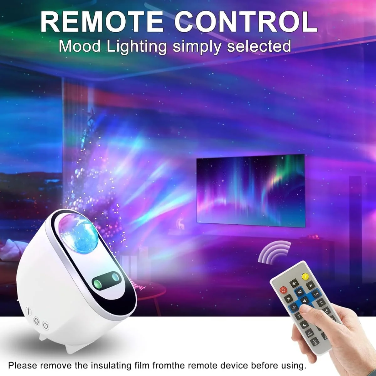 پروژکتور کهکشان شفق قطبی DIGI CORE مدل 3 در 1 LED، پروژکتور ستاره ای نور ماه ستاره دار، بلندگوی بلوتوث و کنترل از راه دور، 24 جلوه نور سحابی، 4 رنگ نور، پروژکتور کهکشان پروژکتور کهکشان شفق قطبی DIGI CORE مدل 3 در 1 LED، پروژکتور ستاره ای نور ماه ستاره دار، بلندگوی بلوتوث و کنترل از راه دور، 24 جلوه نور سحابی، 4 رنگ نور، پروژکتور کهکشان