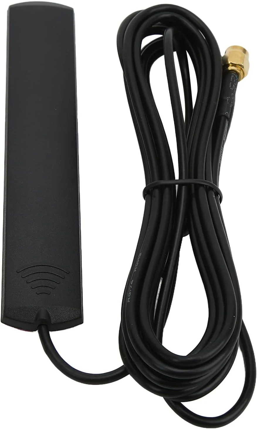 آنتن GSM با بهره بالا Eujgoov 5G با رابط SMA - 8DBI، نصب چسبی، مشکی