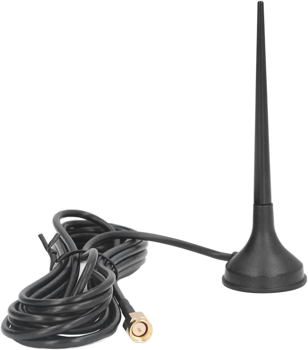 آنتن Fafeicy 5dbi با بهره بالا، همه جهته، ضد آب، سر SMA نر با پایه مغناطیسی برای افزایش انتقال سیگنال
