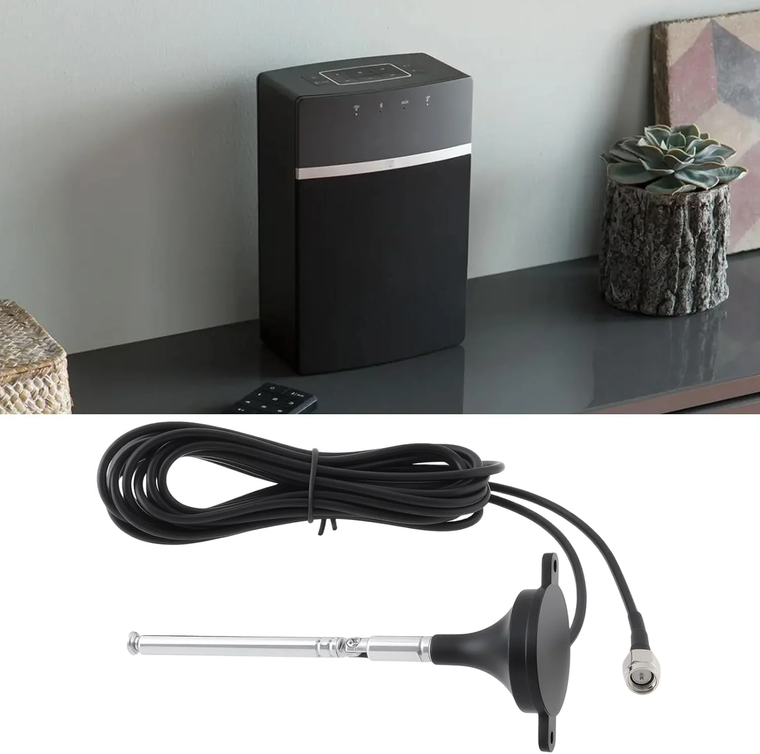 آنتن FM خارجی EMSea، کابل کواکسیال صوتی RG174، آنتن FM 88-108 مگاهرتز 75 اهم 21 سانتی متر، سازگار با یاماها، سازگار با شروود آنتن FM خارجی EMSea، کابل کواکسیال صوتی RG174، آنتن FM 88-108 مگاهرتز 75 اهم 21 سانتی متر، سازگار با یاماها، سازگار با شروود