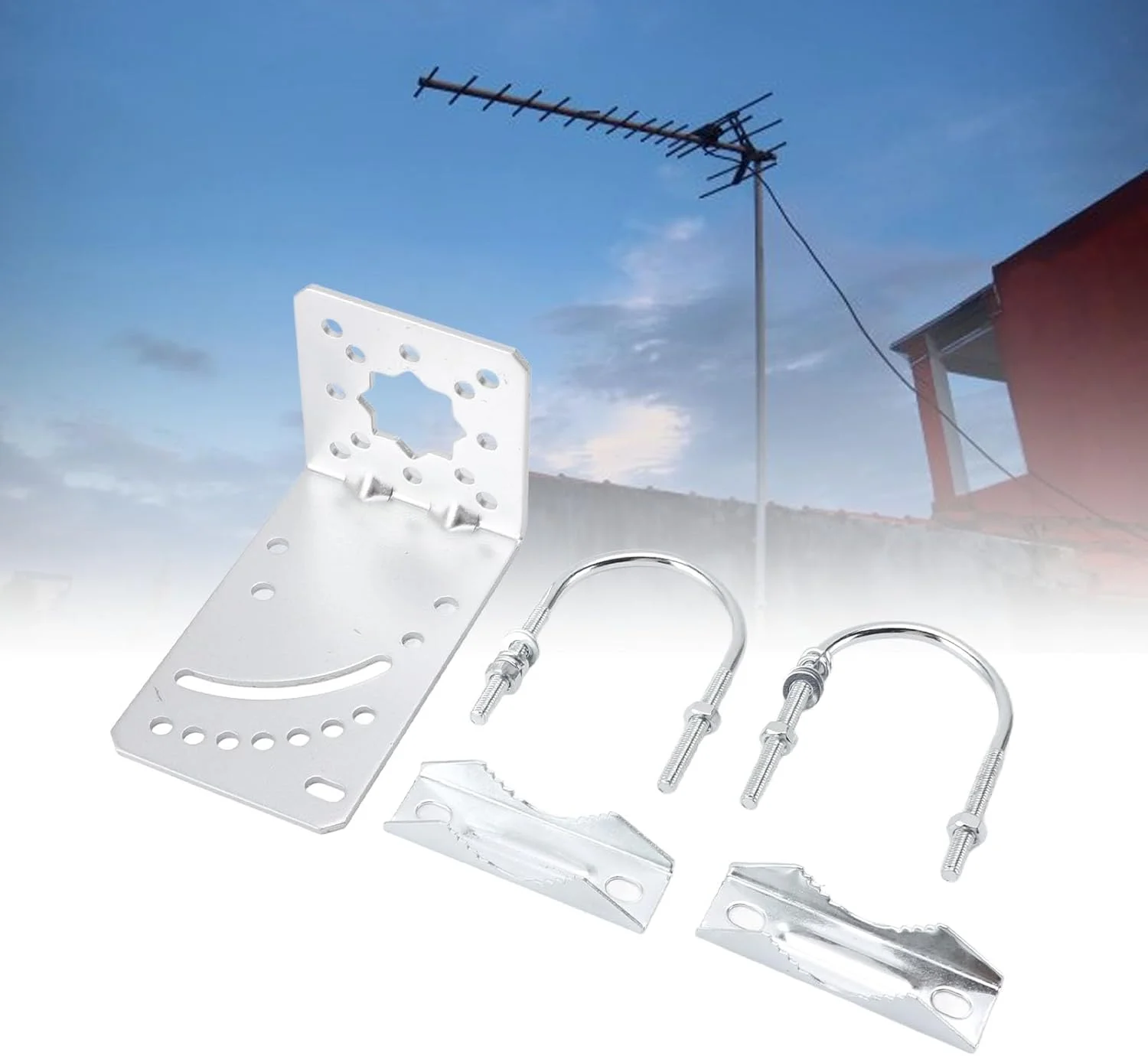 براکت نصب آنتن HUASON، براکت L نصب آنتن، پایه نصب زمینی، دیواری، سقفی، براکت نصب میله ای برای آنتن فضای باز