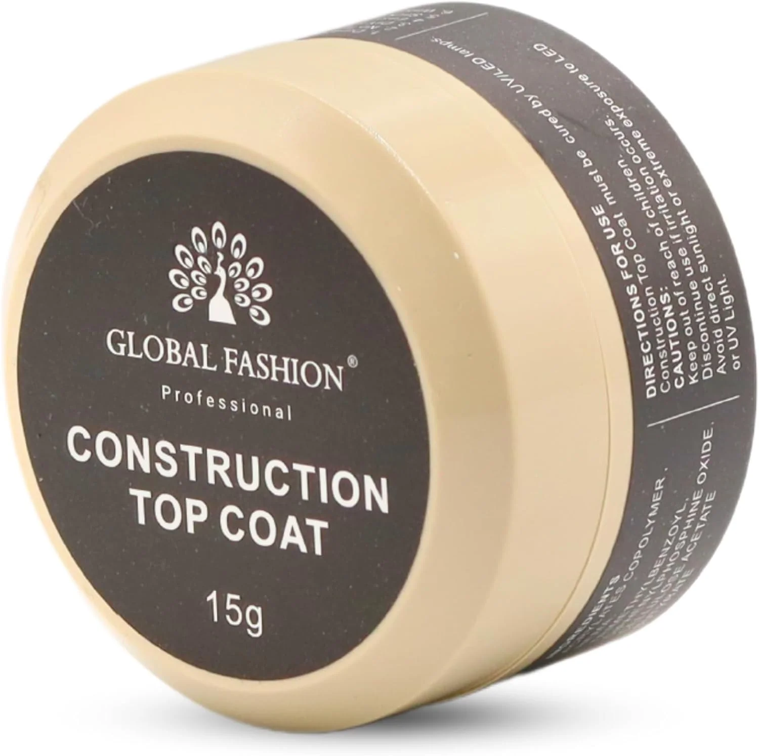 مجموعه تاپ کت گلوبال فشن - طراحی سه بعدی، فوق العاده مقاوم در برابر لب پر شدن - براقیت بالا - لاک ناخن سریع خشک شونده و ضد زردی - کیفیت سالنی با ماندگاری طولانی | (تاپ کت ساختمانی، 15 گرم)