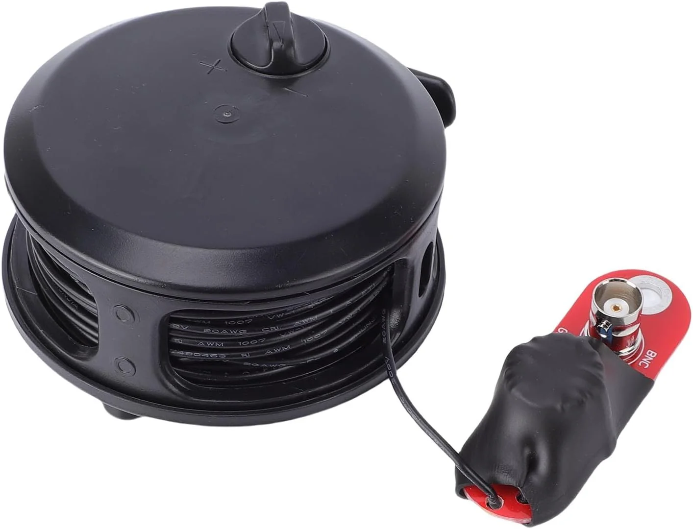 آنتن قرقره ای دستی عمومی، آنتن هندلی قابل حمل با SWR پایین، باندهای 40M 20M 15M 10M، انتقال سیگنال قوی، ساختار فلزی برای استفاده در فضای باز، ایده آل برای عملیات سریع میدانی، HF