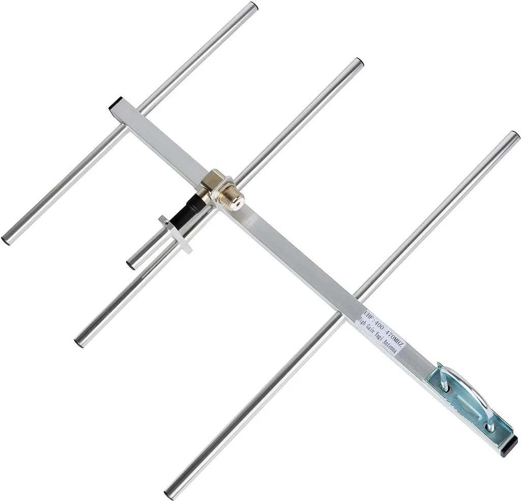 آنتن یاگی HYS با توان 7dBi - باند پهن UHF 400-470MHz 70CM برای گیرنده و فرستنده های موتورولا، آیکوم، میدلند و یائسو