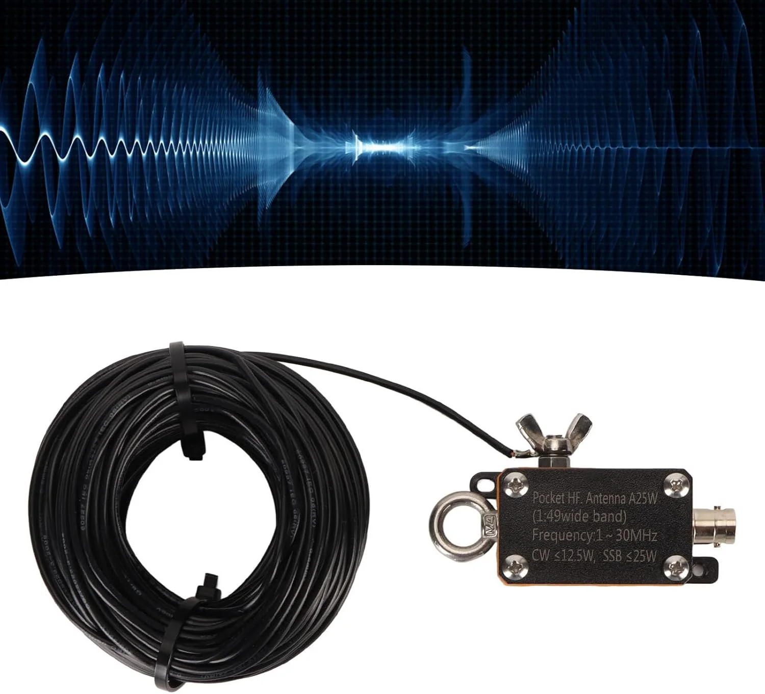 آنتن تغذیه انتهایی عمومی، آنتن موج کوتاه HF FE8 CW SSB 1-30MHZ بالون 1:49 برای فضای باز