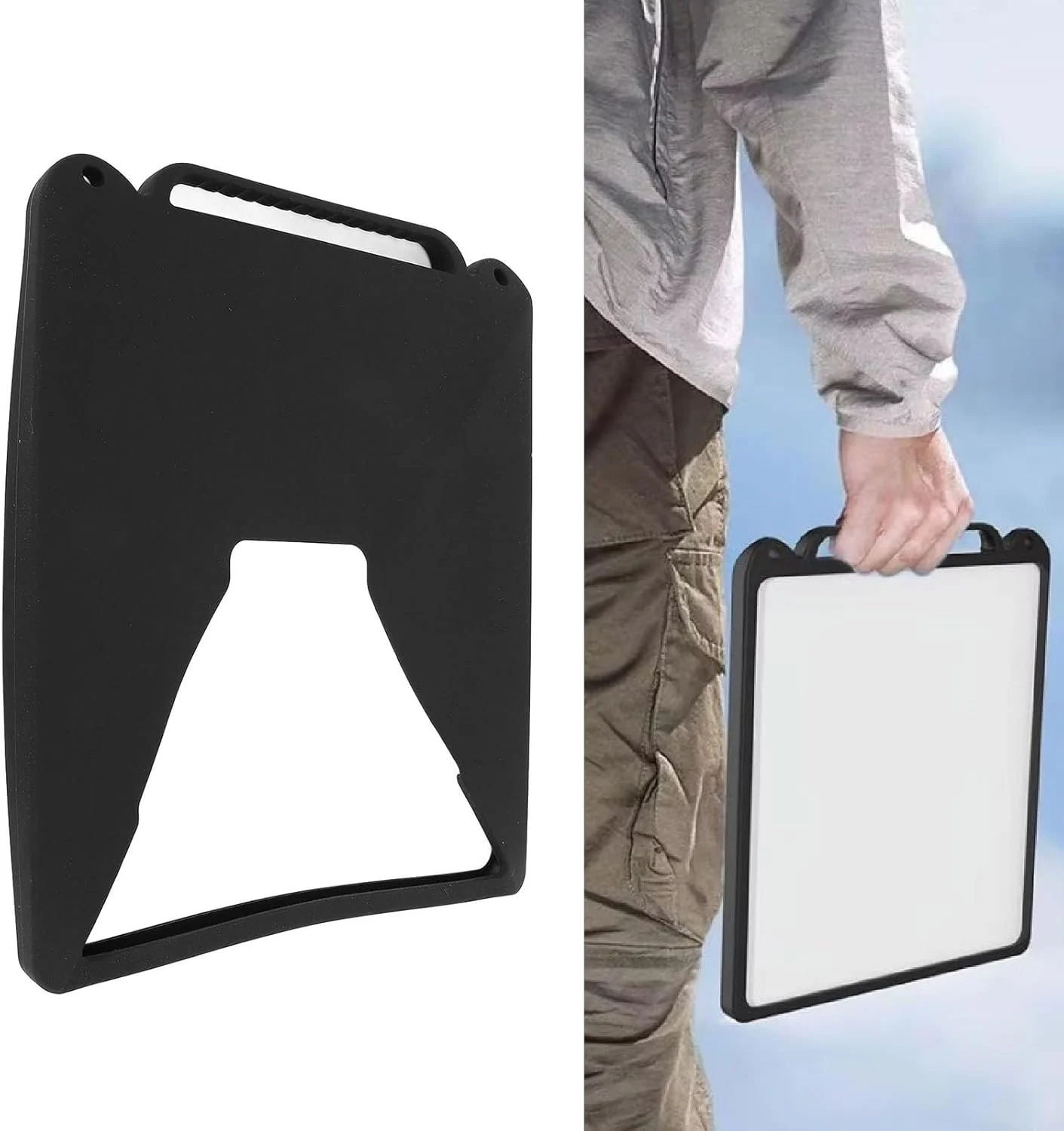 محافظ سیلیکونی مقاوم در برابر ضربه برای مینی دیش آنتن، مناسب برای استفاده در فضای باز (مشکی)