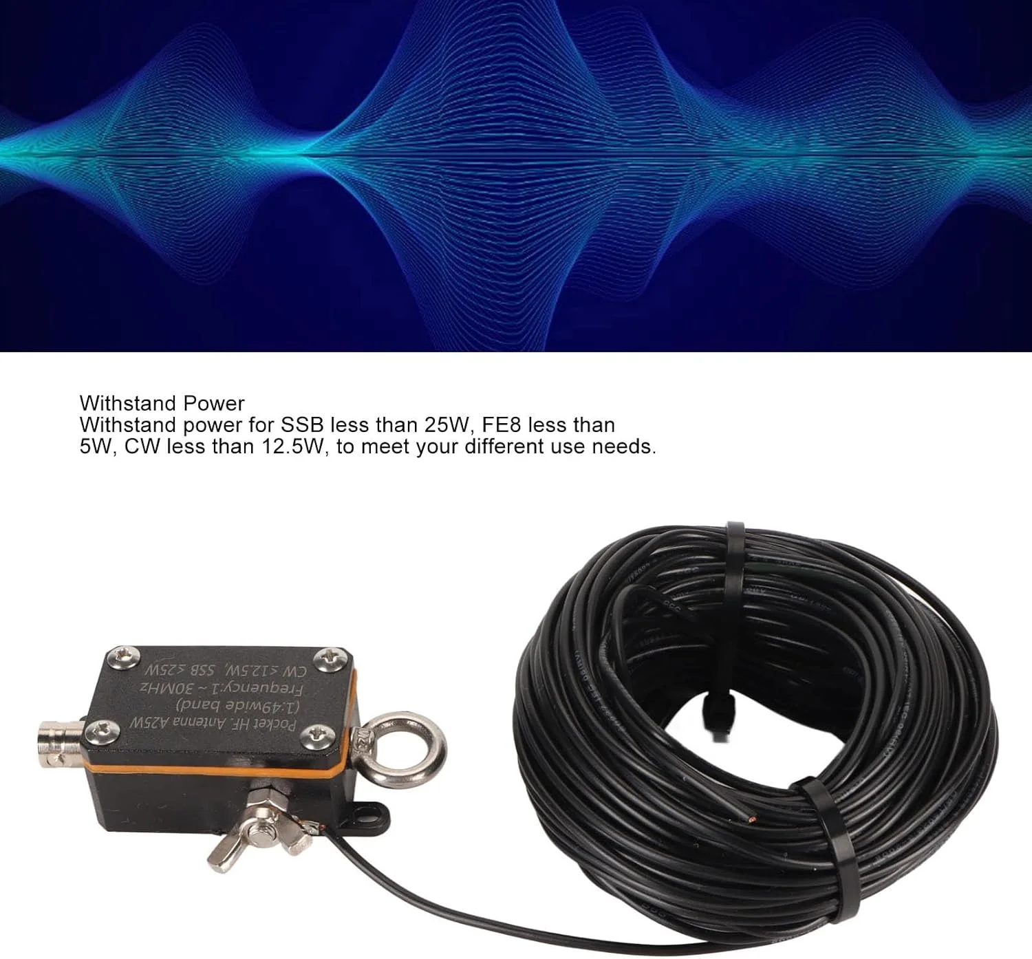 آنتن موج کوتاه HF بالون 1:49 Sanpyl، آنتن نیم موج تغذیه شده انتهایی CW SSB FE8 1-30 مگاهرتز، آنتن رادیویی تغذیه شده انتهایی PVC، برای فضای باز آنتن موج کوتاه HF بالون 1:49 Sanpyl، آنتن نیم موج تغذیه شده انتهایی CW SSB FE8 1-30 مگاهرتز، آنتن رادیویی تغذیه شده انتهایی PVC، برای فضای باز