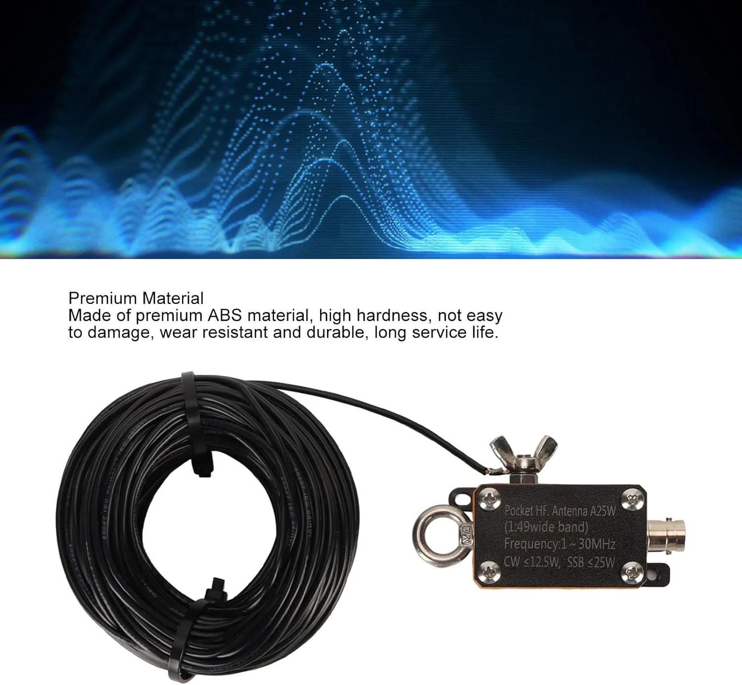 آنتن موج کوتاه HF بالون 1:49 Sanpyl، آنتن نیم موج تغذیه شده انتهایی CW SSB FE8 1-30 مگاهرتز، آنتن رادیویی تغذیه شده انتهایی PVC، برای فضای باز آنتن موج کوتاه HF بالون 1:49 Sanpyl، آنتن نیم موج تغذیه شده انتهایی CW SSB FE8 1-30 مگاهرتز، آنتن رادیویی تغذیه شده انتهایی PVC، برای فضای باز