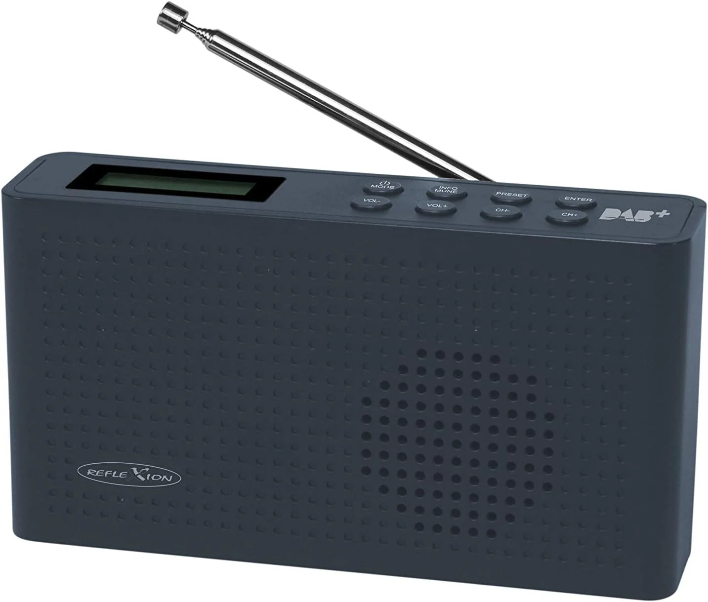رادیو آنتنی جمع و جور و قابل حمل Reflexion TRA-26DAB با تیونر FM DAB/DAB+ (حافظه 20 ایستگاه).