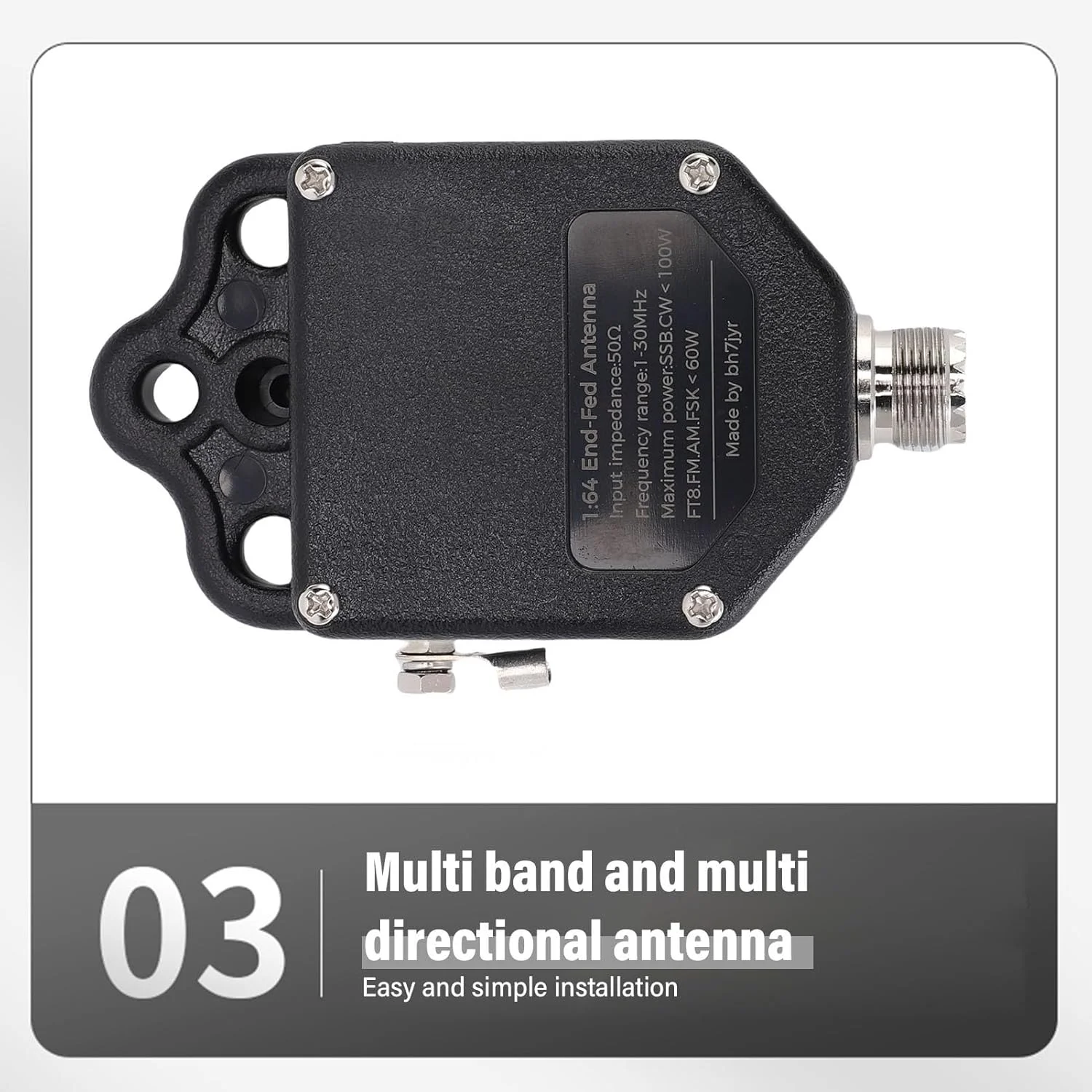 مینی بالون YUEHISY، بالون الکترونیک مصرفی 1:64، محدوده آنتن تغذیه انتهایی 4 باند 8 باند 1 تا 30 مگاهرتز، 100 وات، برای FT8 FM AM FSK مینی بالون YUEHISY، بالون الکترونیک مصرفی 1:64، محدوده آنتن تغذیه انتهایی 4 باند 8 باند 1 تا 30 مگاهرتز، 100 وات، برای FT8 FM AM FSK