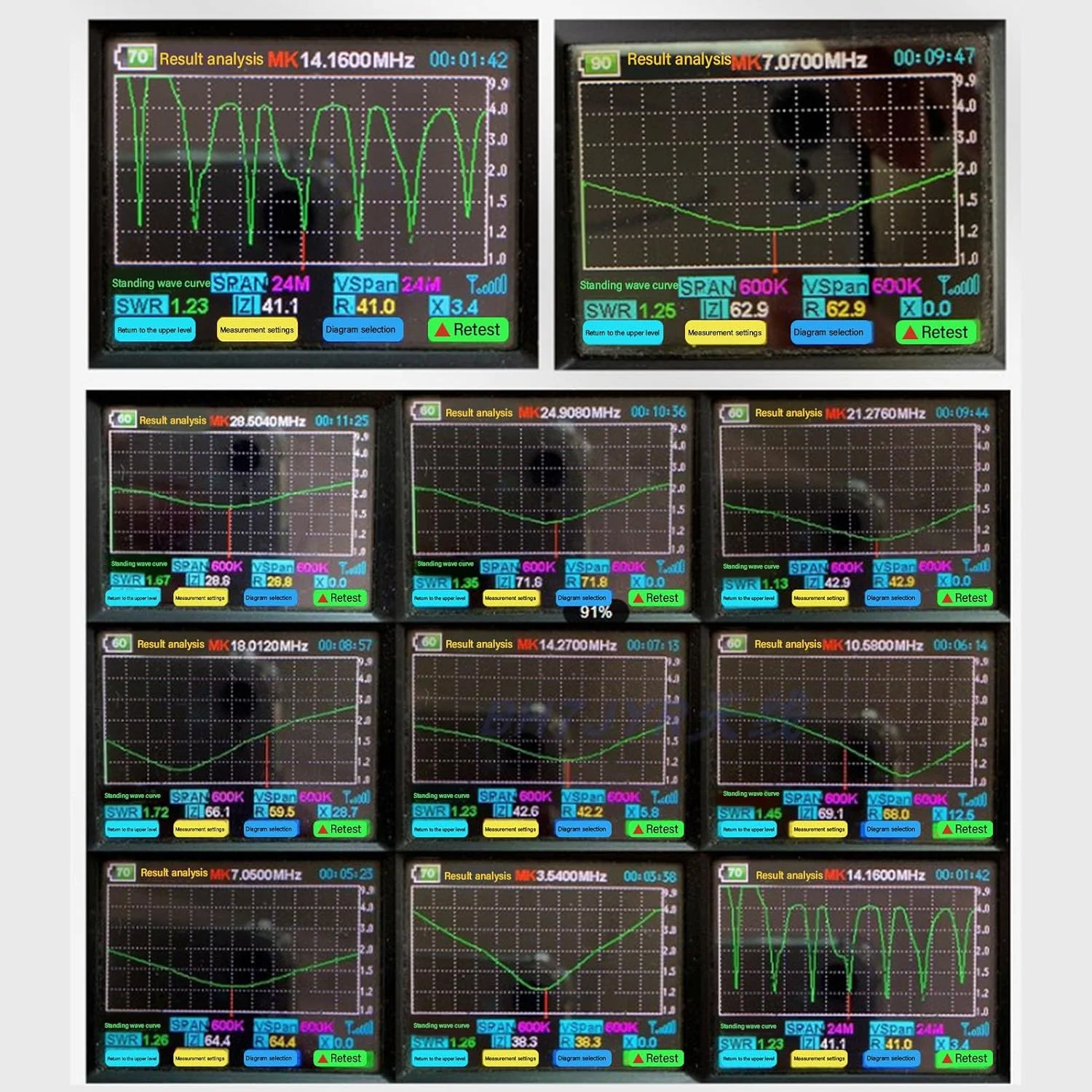 مینی بالون YUEHISY، 1:64 4 باند 8 باند آنتن موج کوتاه بالون الکترونیک مصرفی، 1 تا 30 مگاهرتز 100 وات، پشتیبانی از FT8 FM AM FSK