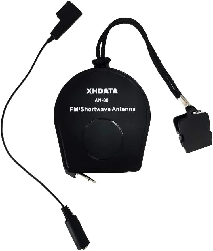 آنتن حلقه ای موج کوتاه XHDATA AN-80، آنتن اکسترنال FM SW برای بهبود دریافت سیگنال رادیو FM SW آنتن حلقه ای موج کوتاه XHDATA AN-80، آنتن اکسترنال FM SW برای بهبود دریافت سیگنال رادیو FM SW