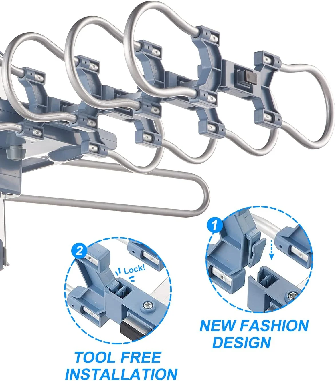 آنتن تلویزیون فضای باز Yeceny، آنتن HDTV دیجیتال تقویت شده و کابل کواکسیال 60 فوتی RG6، برد بلند 200 مایل، چرخش 360 درجه با کنترل از راه دور بی سیم، پشتیبانی از 4K 1080P برای 2 تلویزیون آنتن تلویزیون فضای باز Yeceny، آنتن HDTV دیجیتال تقویت شده و کابل کواکسیال 60 فوتی RG6، برد بلند 200 مایل، چرخش 360 درجه با کنترل از راه دور بی سیم، پشتیبانی از 4K 1080P برای 2 تلویزیون