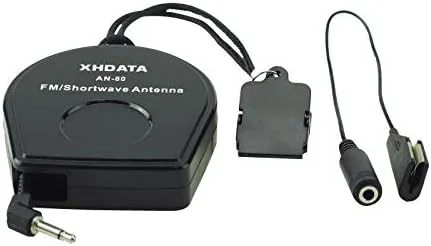آنتن حلقه ای موج کوتاه XHDATA AN-80، آنتن اکسترنال FM SW برای بهبود دریافت سیگنال رادیو FM SW