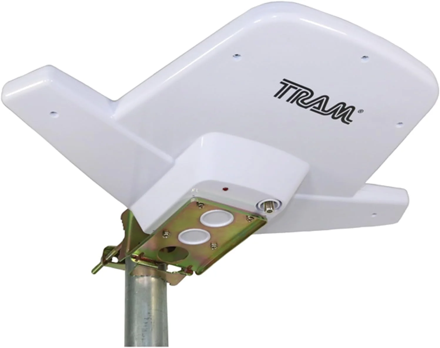 آنتن بیرونی تقویت شده دیجیتال HDTV ترام برای جایگزینی هوم یا RV، سفید