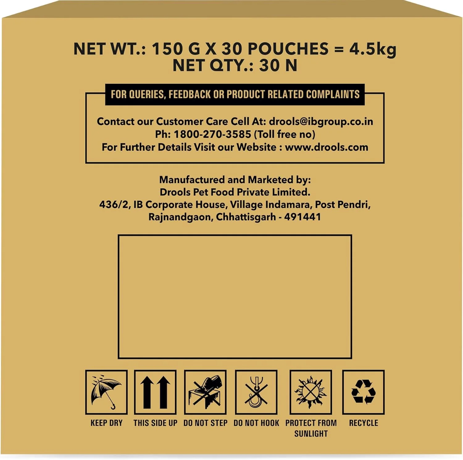 غذای مرطوب سگ بالغ درولز با طعم مرغ واقعی و تکه های جگر مرغ در آب گوشت، 4.5 کیلوگرم (بسته 30 عددی 150 گرمی)