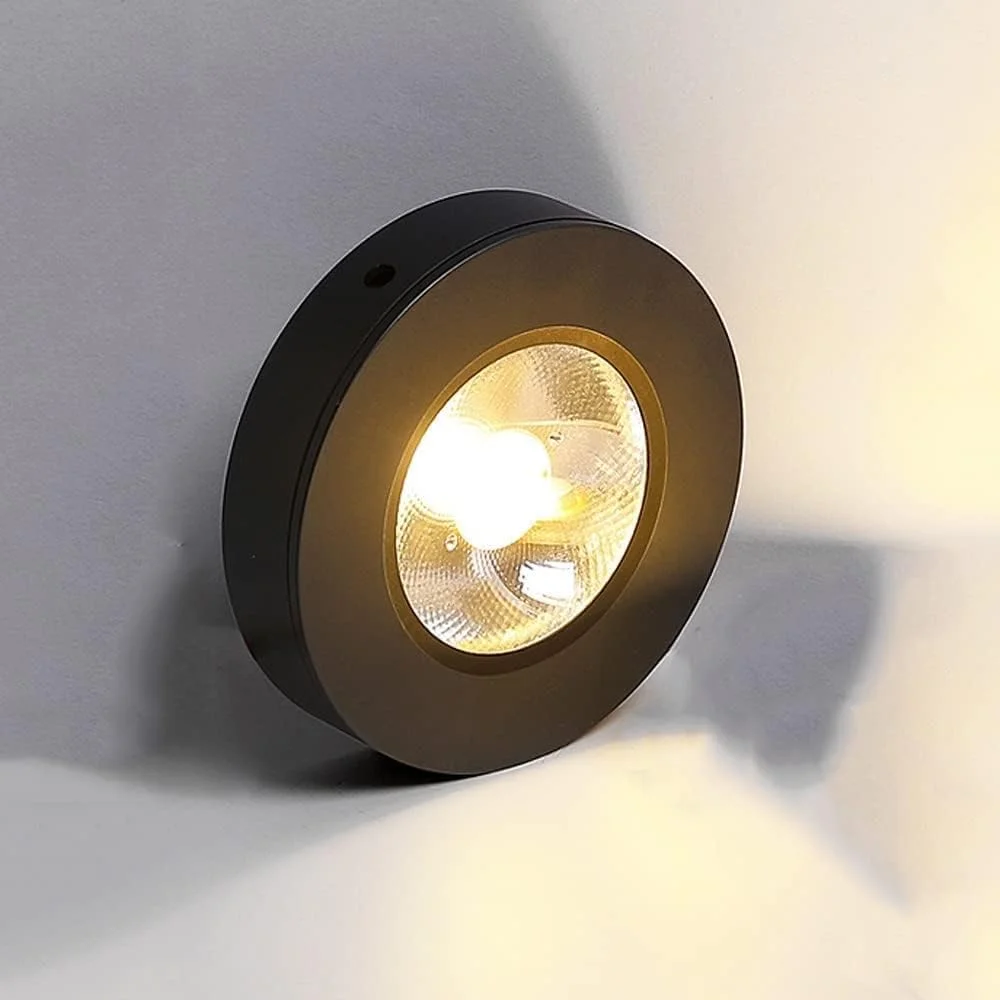 چراغ های ZZZHS، چراغ های سقفی دایره ای LED فوق العاده نازک، چراغ پایین آلومینیومی رنگ شده فلزی 3 وات، چراغ های LED (رنگ: نور خنثی 4500k)