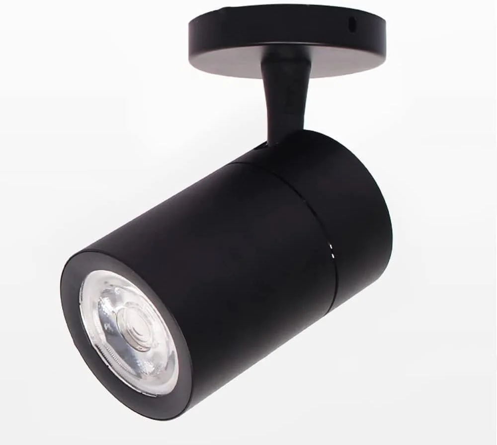 چراغ های سقفی LED مدل ZZZHS، نورافکن روکار 7 وات، چراغ سقفی خانگی، چراغ تزئینی کنار تخت، قابلیت تنظیم چرخش 360 درجه، چراغ های LED (رنگ: نور گرم 3000k)