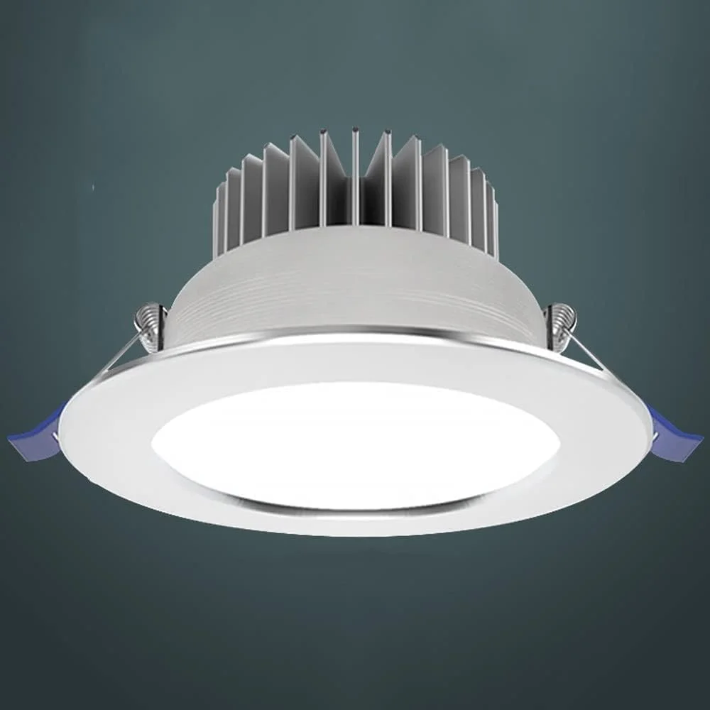 چراغ های سقفی ZZZHS، نورافکن 3 وات LED، روشنایی سقفی فرورفته گرد خانگی، چراغ واشر دیواری تمام آلومینیومی، برای اتاق نشیمن، اتاق خواب، آشپزخانه (رنگ: نور سفید 3 وات)