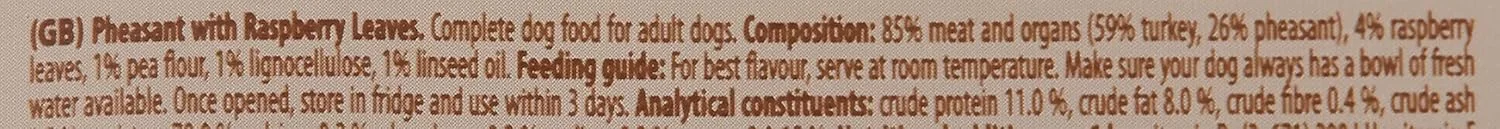 کارنیلاو طعم قرقاول با برگ تمشک مناسب سگ های بالغ (پوچ غذای مرطوب) 12x300 گرم