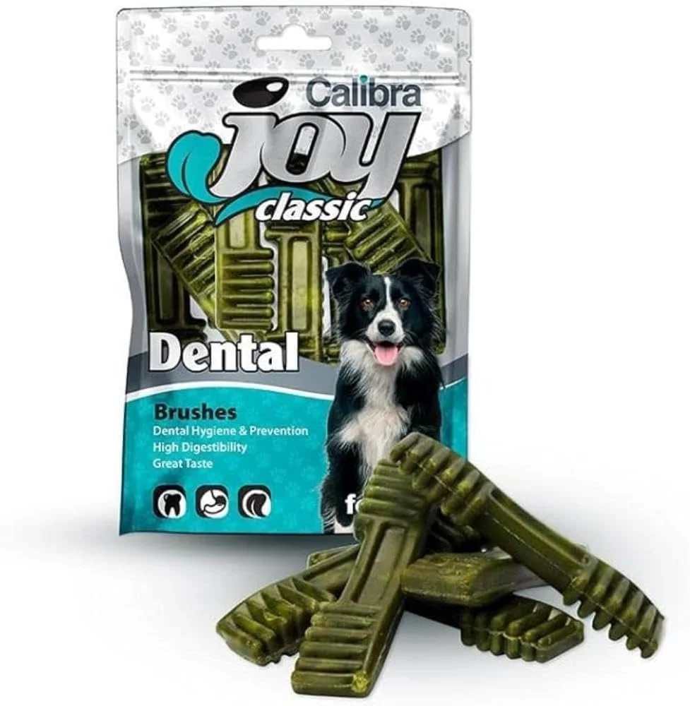 تشویقی سگ کالیبرا مدل Joy Dog Classic Dental Brushes وزن 85 گرم