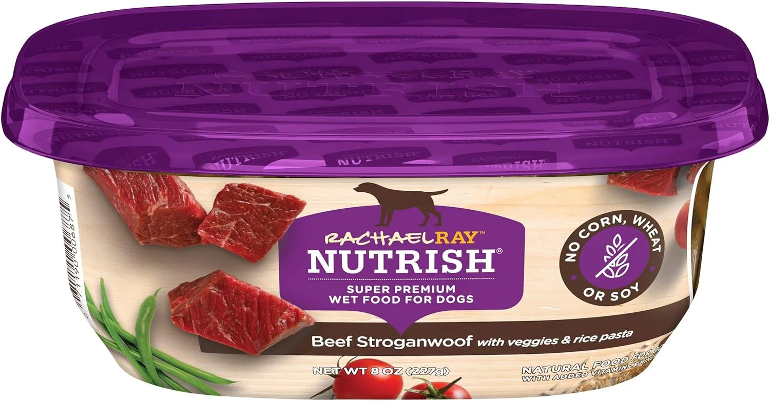 غذای مرطوب سگ نوتریش ریچل ری، طعم بیف استراگانوف، تیوب 240 میلی لیتری