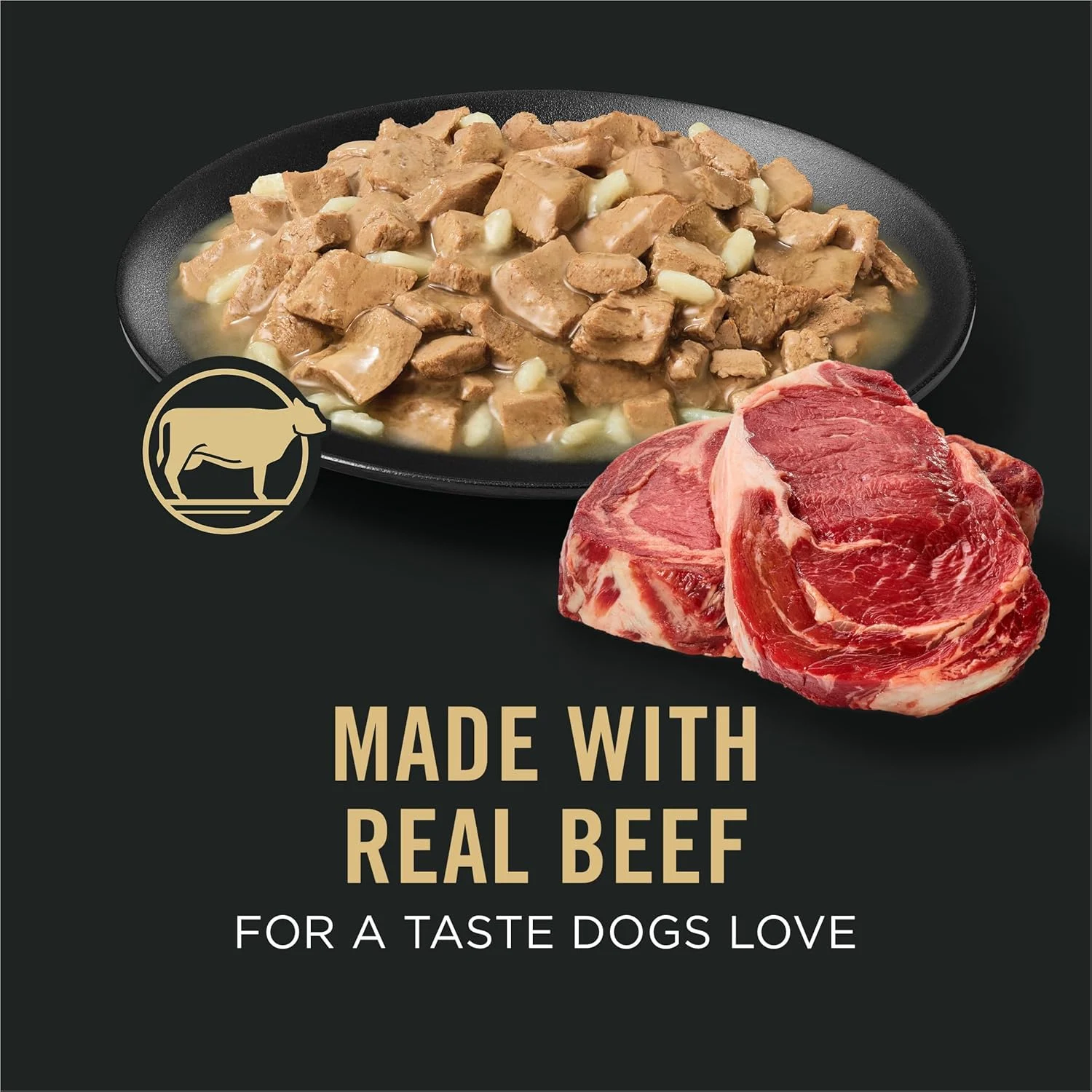 غذای مرطوب سگ بالغ با طعم گوشت گاو و برنج در آب گوشت Purina Pro Plan Weight Management - بسته 12 عددی قوطی 368 گرمی