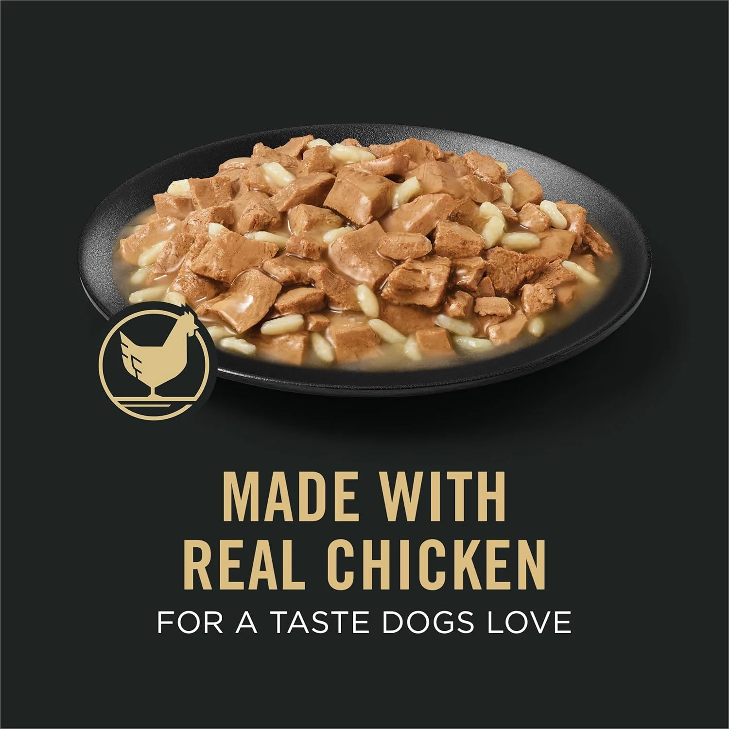 غذای مرطوب سگ بالغ با طعم مرغ و برنج در آب گوشت Purina Pro Plan برای مدیریت وزن - (بسته 12 عددی) قوطی 368 گرمی