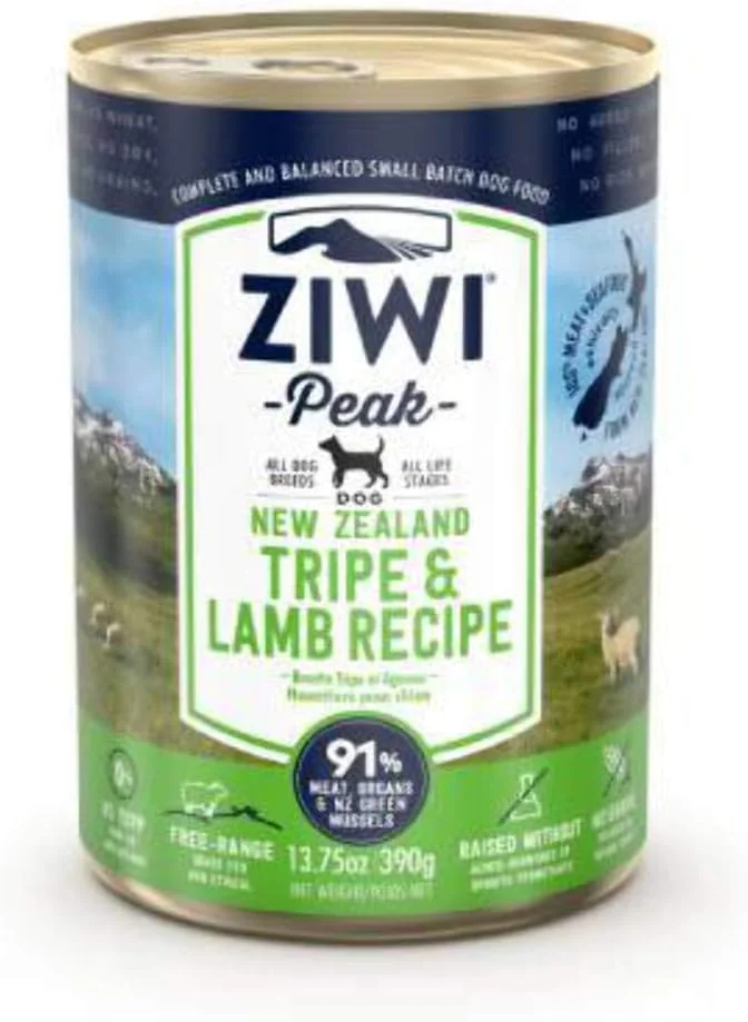 غذای مرطوب سگ با طعم سیرابی و بره زیوی پیک - 390 گرم