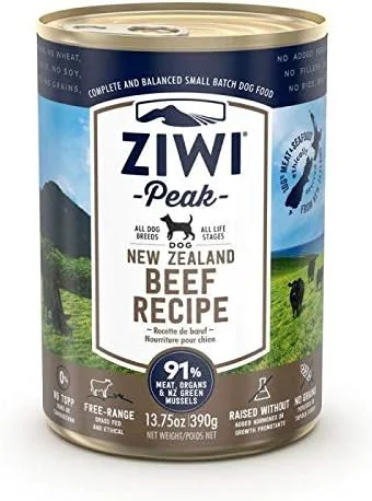 غذای مرطوب سگ زیوی پیک طعم گوشت گاو 390 گرمی - 6 عدد